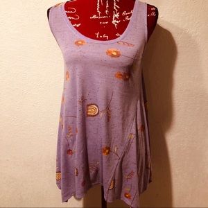 a.n.a purple tank top